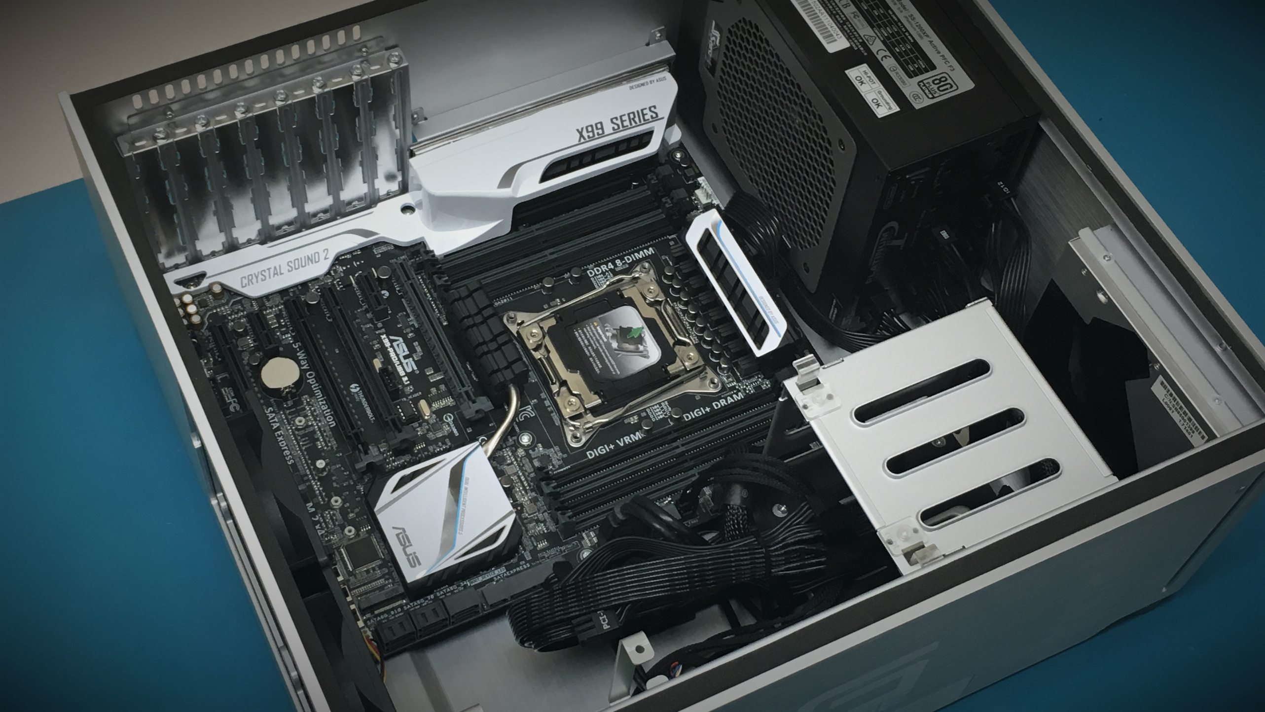 Build log motherboard install